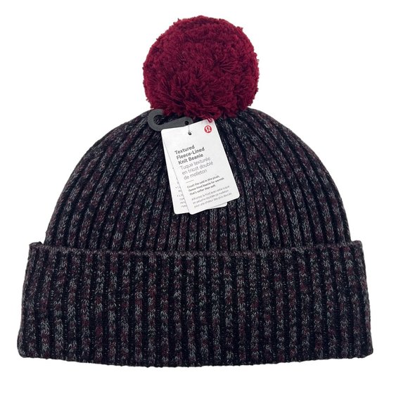 Lululemon Textured Fleece-Lined Knit Beanie Size One Size main image 8